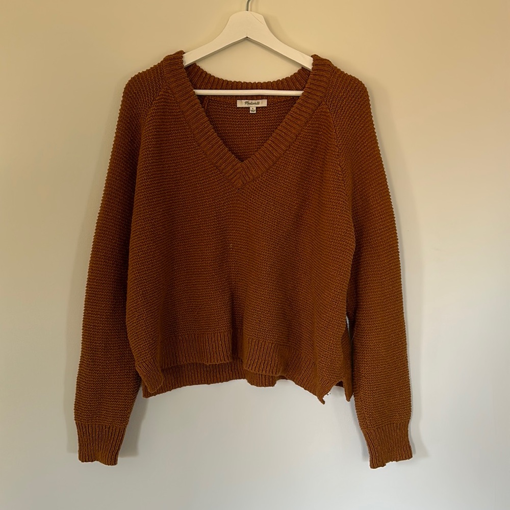 Madewell V neck Sweater